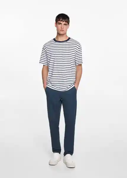 Pantalón Chino Navy Talla 23 Niños Mango