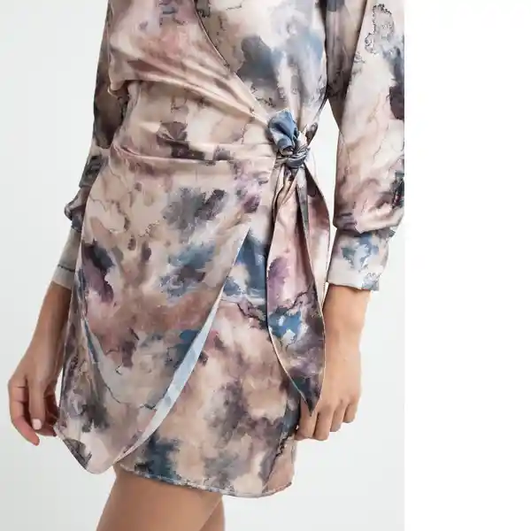 Vestido Born Beige Arena Claro Talla L Naf-Naf 