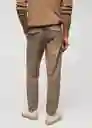 Pantalón Murlo Beige Talla 38 Hombre Mango