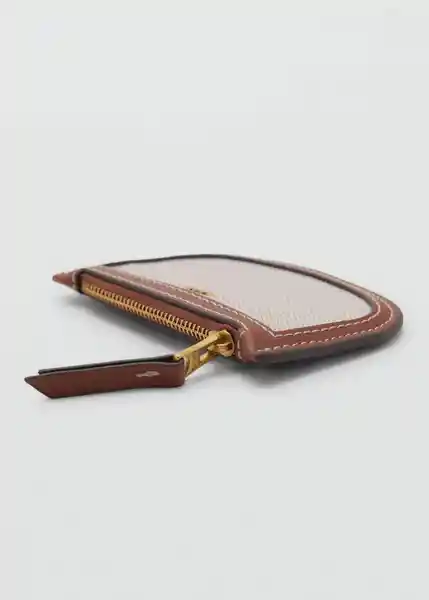 Tarjetero P Marais Cuero Talla 99 Mujer Mango
