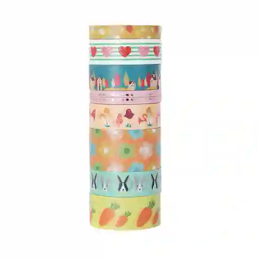 Set de Cinta Con Estampado Rollo Serie Miniso