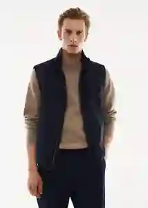 Chaleco Nadast Navy Talla L Hombre Mango