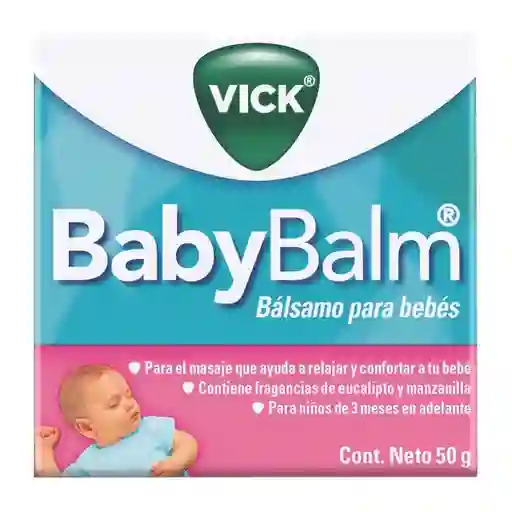 Vick BabyBalm Bálsamo relajante para bebés a partir de los 3 meses 50 g