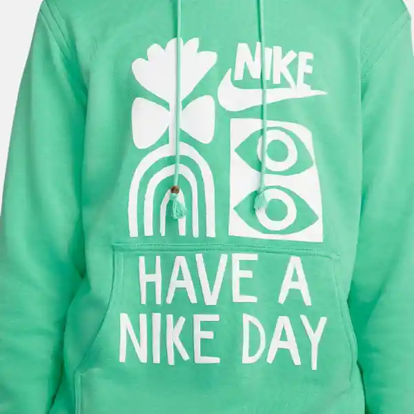 Nike Hoodie M Nsw Hbr-S Ft Po Verde Talla M Ref: DQ4171-369