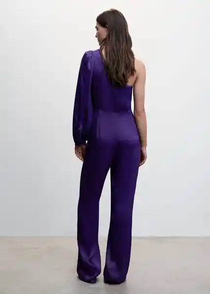 Enterizo Mono Circle Violeta Talla S Mujer Mango