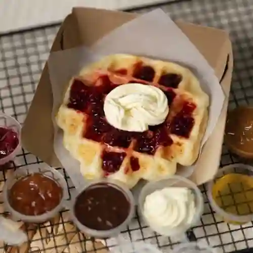 Waffle de Yuca y Queso