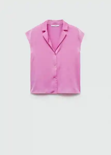 Camisa Sassa Rosa Talla M Mujer Mango