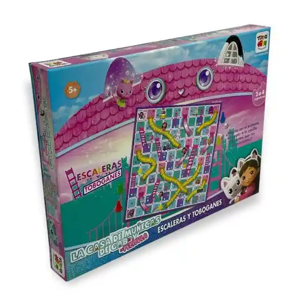Toyng Juego de Mesa Escalera y Toboganes Gabbys