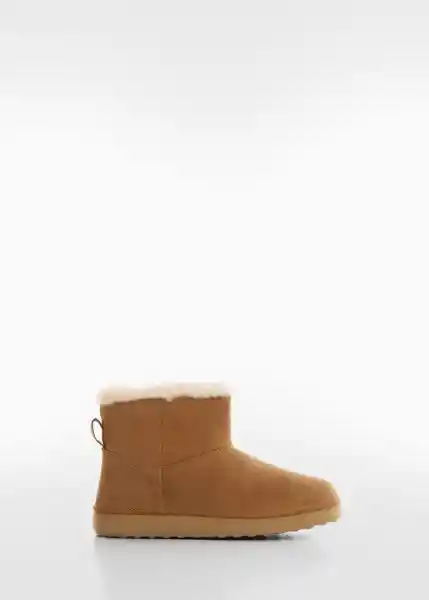 Botines Anna Camel Talla 33 Niña Mango