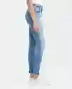 Jean High Rise Cosmo Claro Azul Cristalino Claro 4 Chevignon