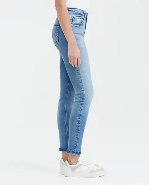 Jean High Rise Cosmo Claro Azul Cristalino Claro 4 Chevignon