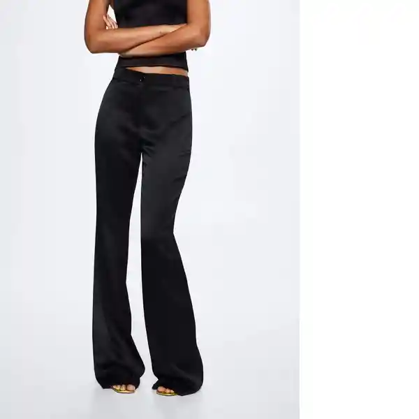 Pantalón Chelsea Negro Talla 46 Mujer Mango