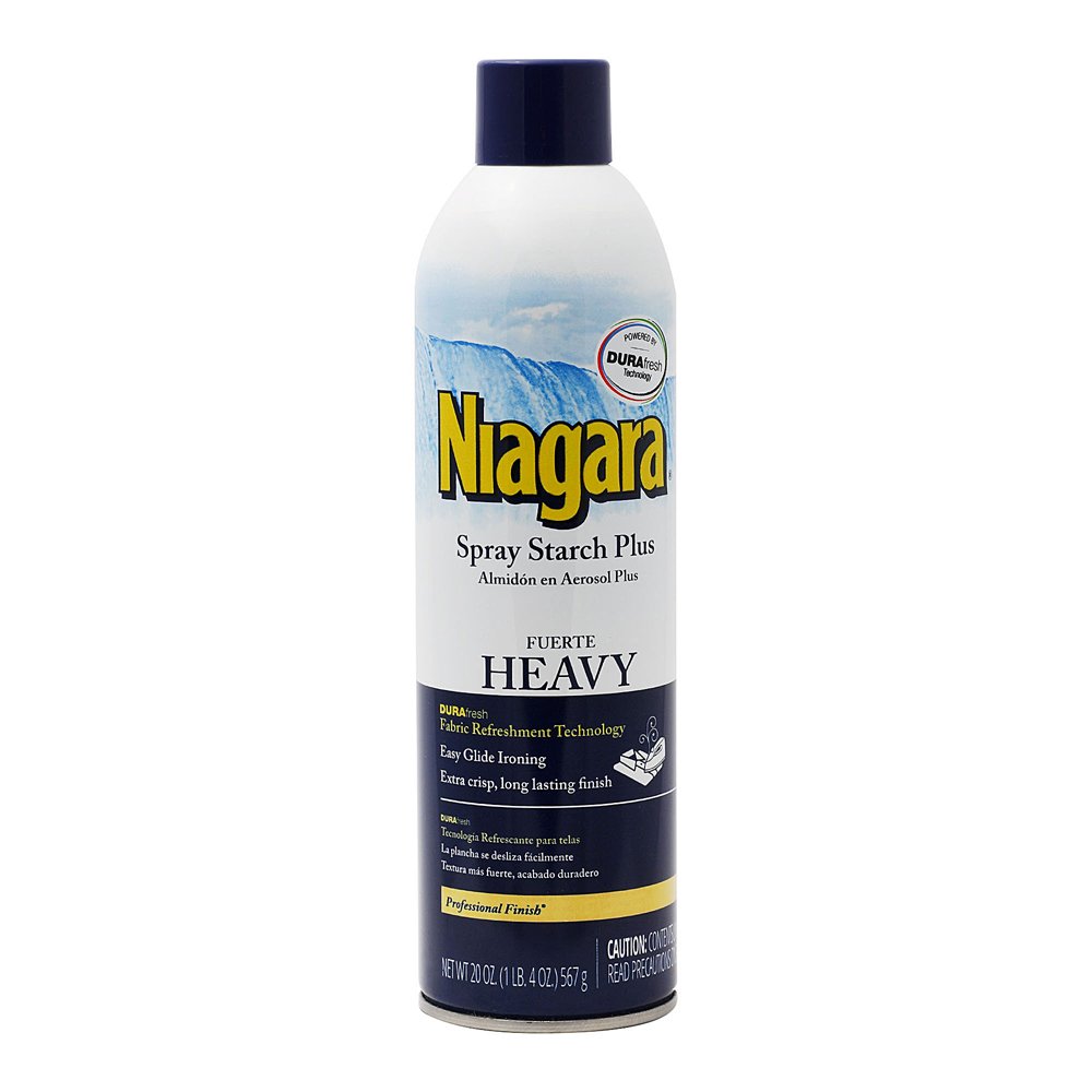 12 Pzs Almidón En Spray Heavy Para Ropa De 585 Ml Niagara Niagara Heavy  Fresh
