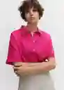 Camisa Pai Fucsia Talla 18 Mujer Mango