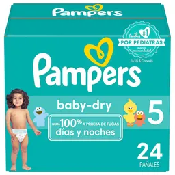 Pampers Pañal Desechable Baby Dry Etapa 5 24 Und