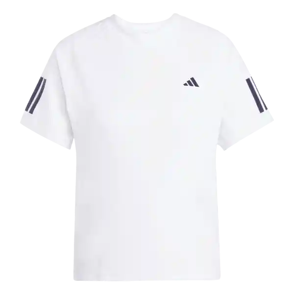 Adidas Camiseta Club Tee Para Tenis de Mujer Blanco Talla M