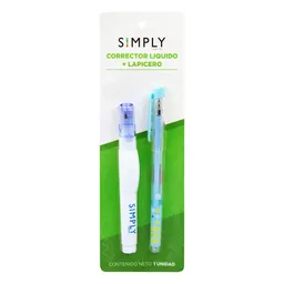 Simply Turn On Kit Corrector Liquido + Lapicero