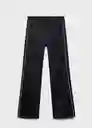 Pantalón Garri Negro Talla L Mujer Mango