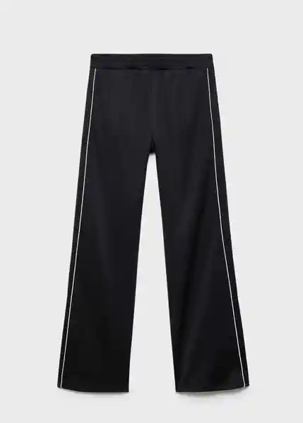 Pantalón Garri Negro Talla L Mujer Mango