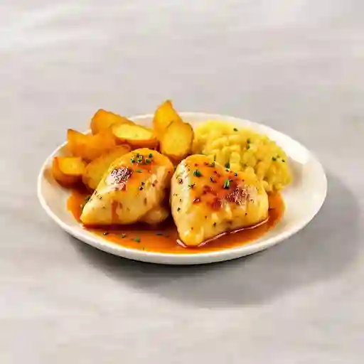 Corazon De Pollo Al Ajillo