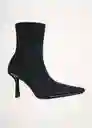Botines Close Negro Talla 38 Mujer Mango