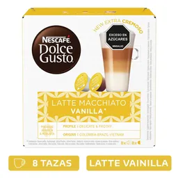 Cápsula Café Nescafé Dolce Gusto Macchiato Vainilla 188.4 g