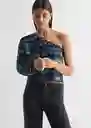 Blusa Dark Dye Azul Talla 18 Teen Niñas Mango