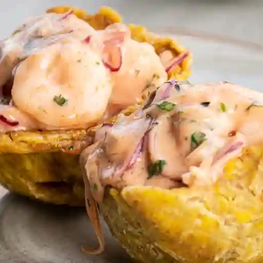 Krabtacon ceviche colombiano