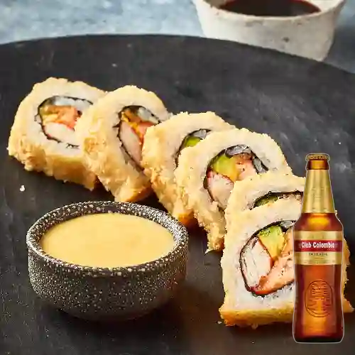 Combo Tibetano Roll + Club Colombia Dorada 350 ml