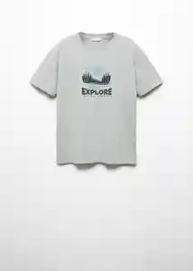 Camiseta Explore Gris Talla 20 Teen Niños Mango