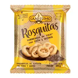 Sanissimo Rosquitas Horneadas con Chía y Quinua