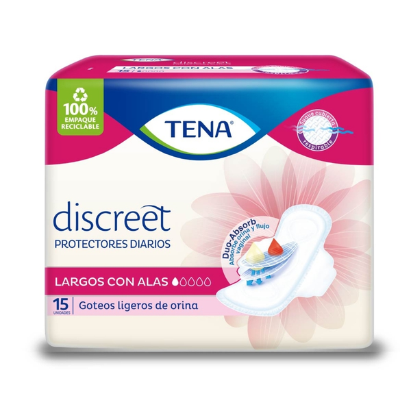 Lights By Tena Protectores Largos Con Alas X 15 und