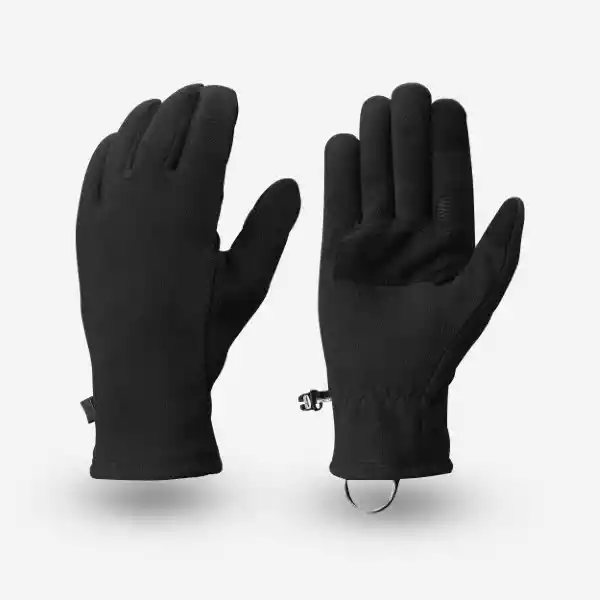 Kiprun Guantes Fibra Polar de Trekking Adulto Negro XS MT500
