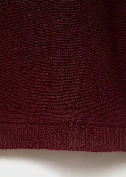Jersey Aventura Burdeos Talla M Mujer Mango