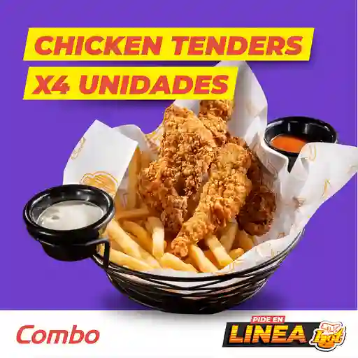 Tenders de Pollo X 4