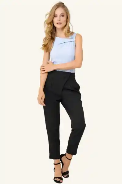 Pantalón Zafiro Color Negro Talla 6 Ragged