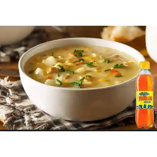 Combo Sopa Del Día + Colombiana 400 ml