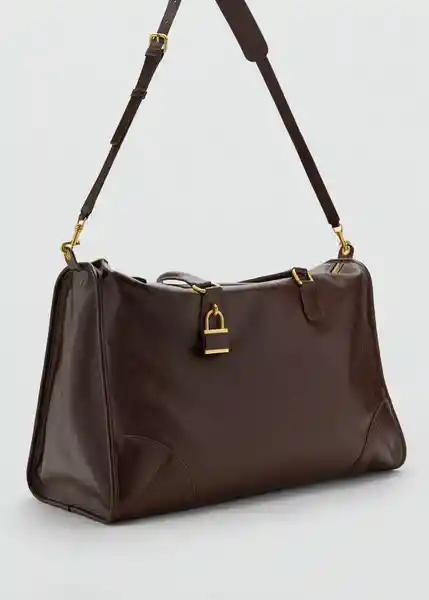 Bolso G Agnes Chocolate Talla 99 Mujer Mango