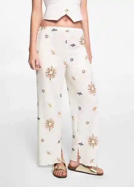 Pantalón Sunny Crudo Talla 22 Teen Niña Mango