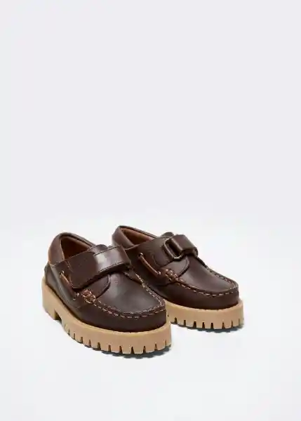 Zapato Nauticob Marron Talla 25 Niños Mango