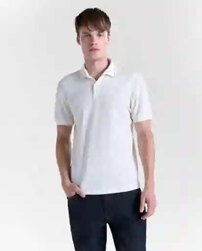 Polo Hombre Crudo Talla M 809G001_CRU110105 Americanino