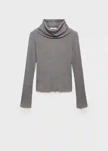 Camiseta Gino Gris Talla M Mujer Mango