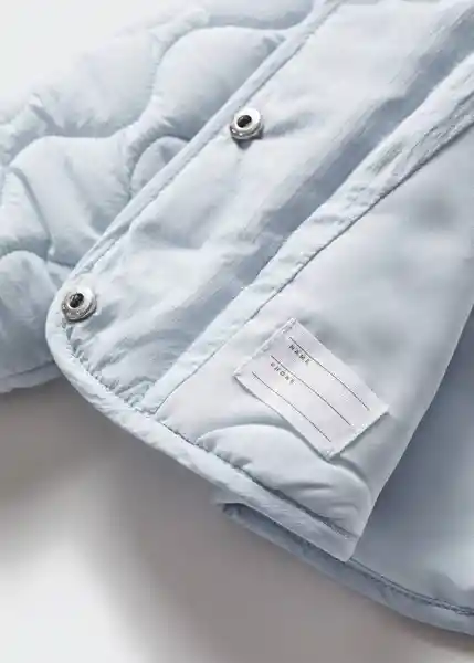 Abrigo Anorak Genio Celeste Talla 66 Niños Mango