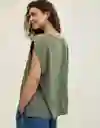 Camiseta Aerie Verde Talla Medium 3854331 American Eagle