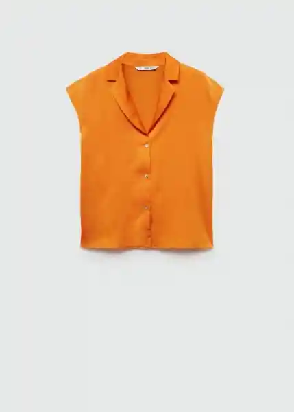 Camisa Sassa Naranja Talla S Mujer Mango