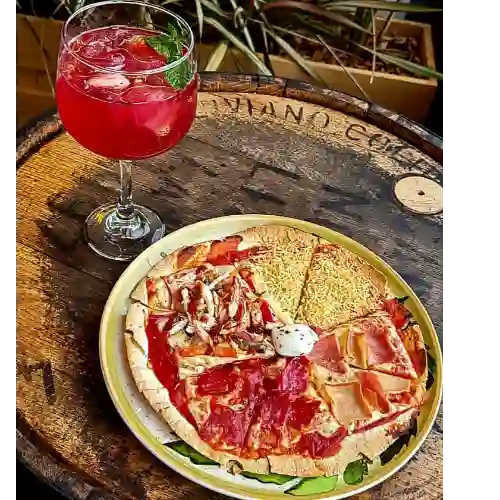 Pizzeta el Barril + Soda Soborizada