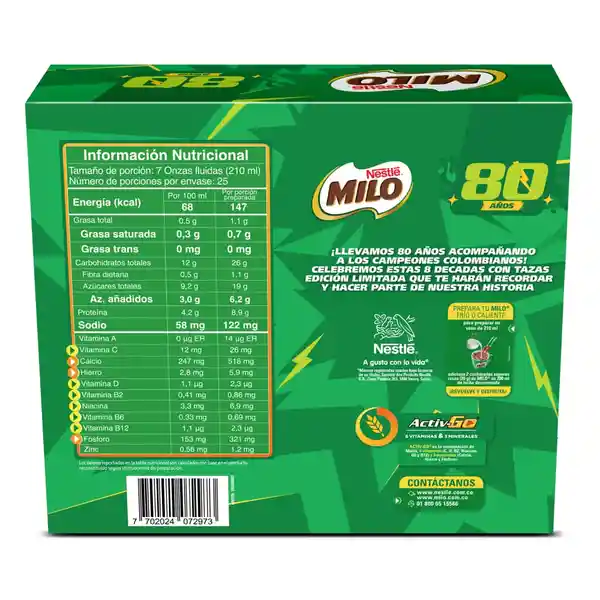 Milo Activ-Go Doy Pack 500g + Mug