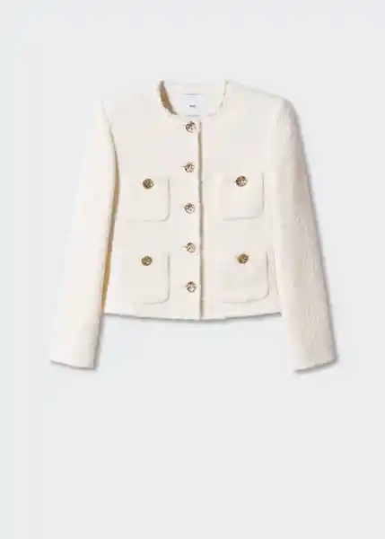 Chaqueta Wintour Crudo Talla 18 Mujer Mango