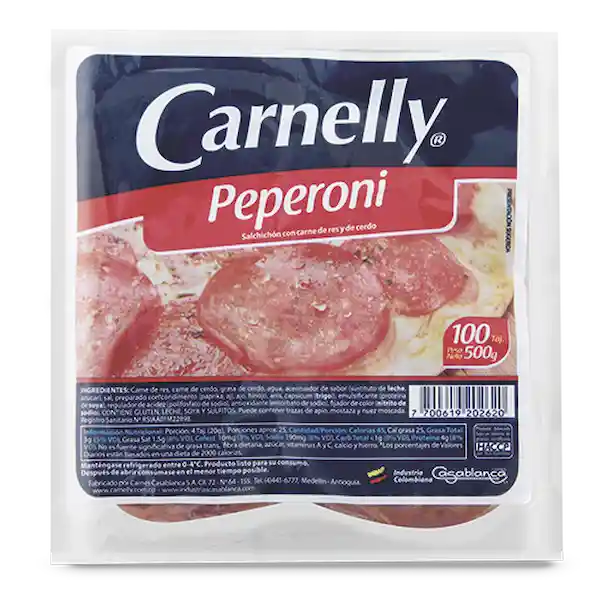 Carnelly Peperoni Tajado