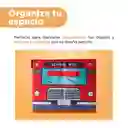 Organizador de Tela Grande Con Tapa Serie Miniso Rojo Miniso